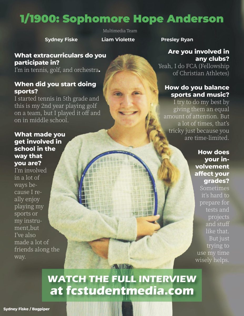 1 in 1,900: Sophomore Hope Anderson