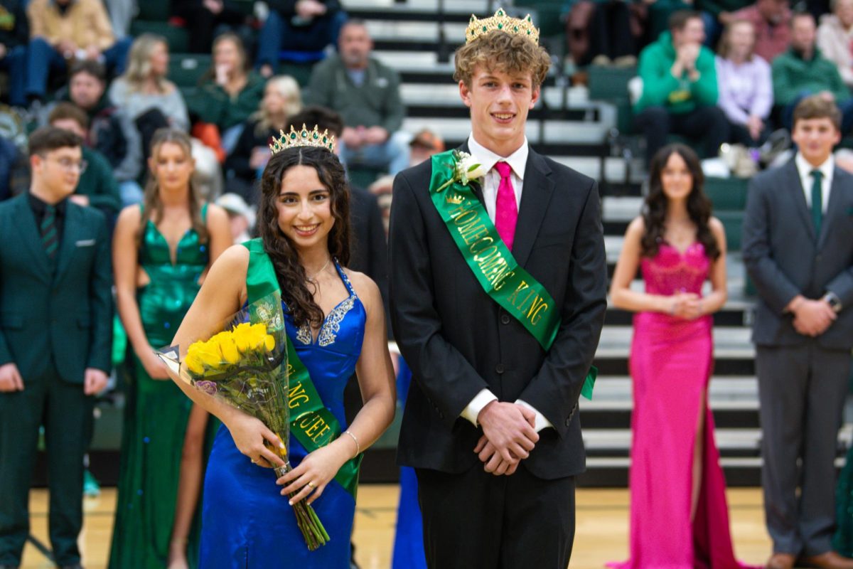 Seniors Oak Thompson and Ana Gonzales